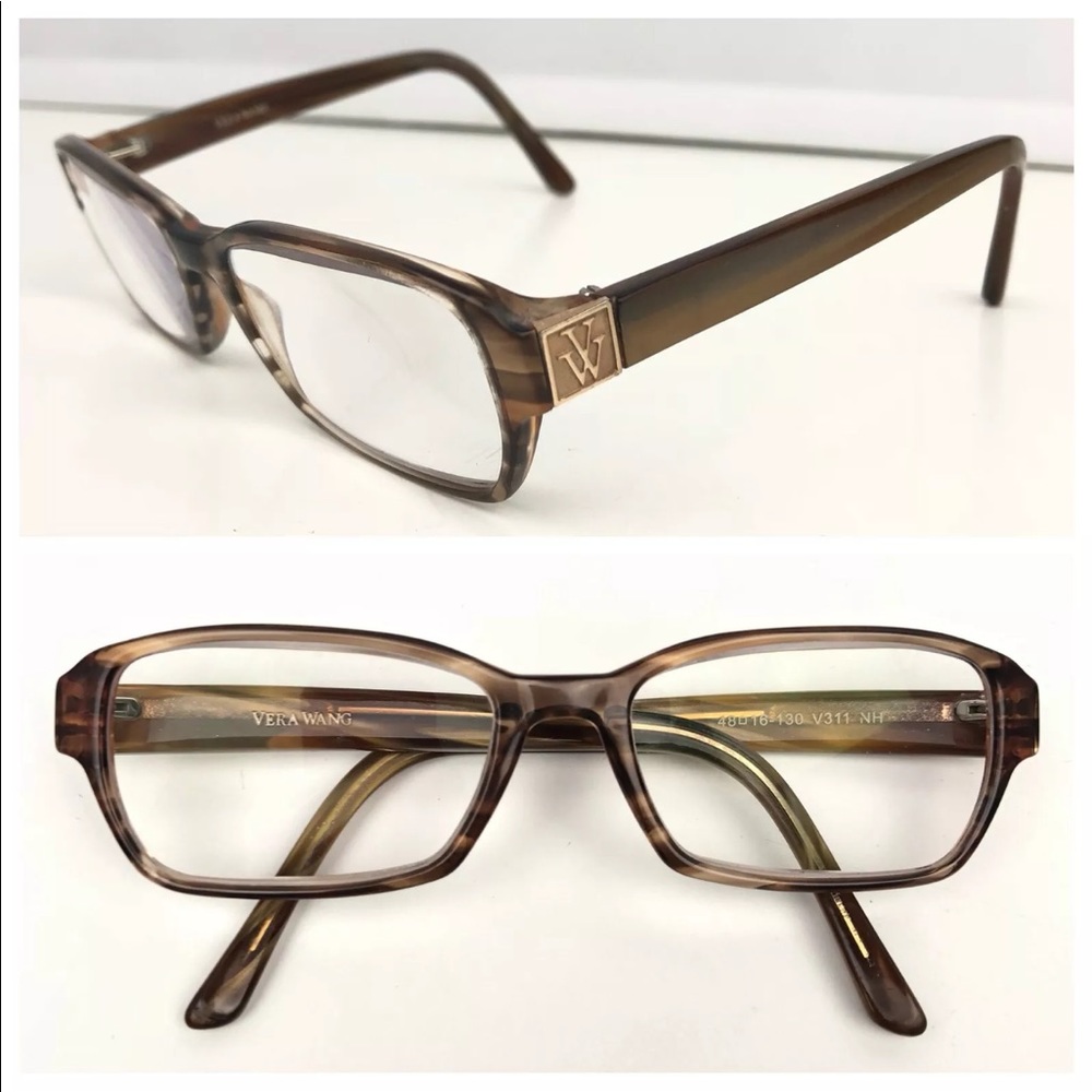 Vera Wang Eyeglass Frames And Case - image 2